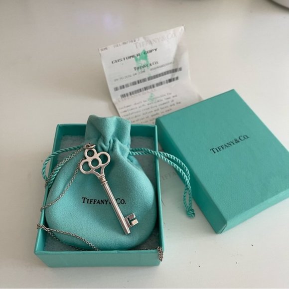 Tiffany & Co. Crown Key Necklace in Sterling Silver - Picture 3 of 10